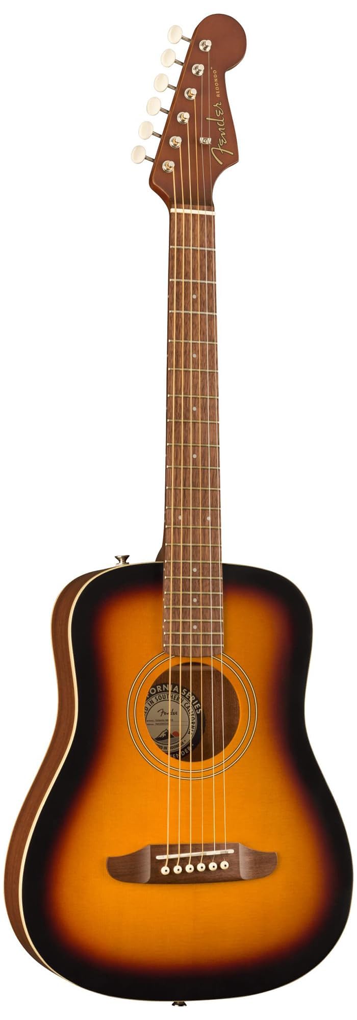 Fender Redondo Mini 3/4-Size Kids Acoustic Guitar - Sunburst w/ Gig Bag