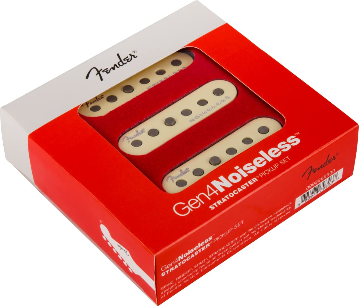 Fender Gen 4 Noiseless Stratocaster Pickups w/ Instrument Cable