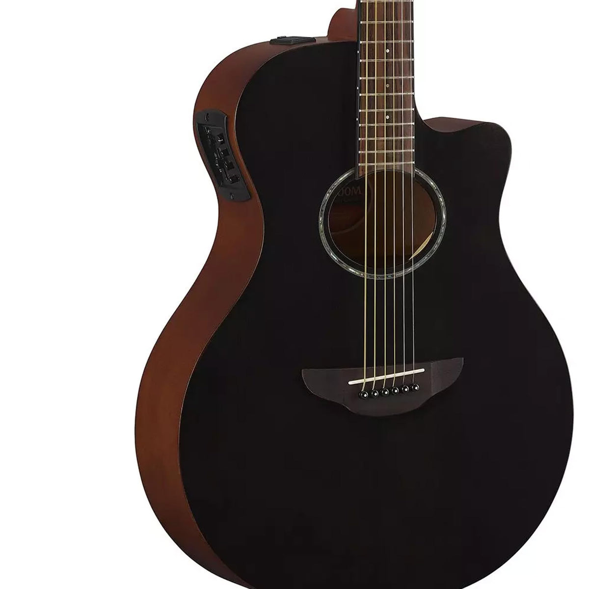 Yamaha APX600M Thinline Acoustic-Electric Guitar - Smoky Black