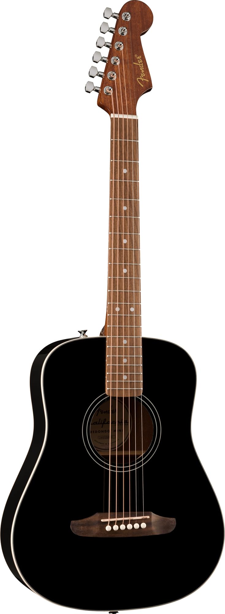 Fender California Standard Redondo Mini 3/4-Size Kids Acoustic Guitar - Black