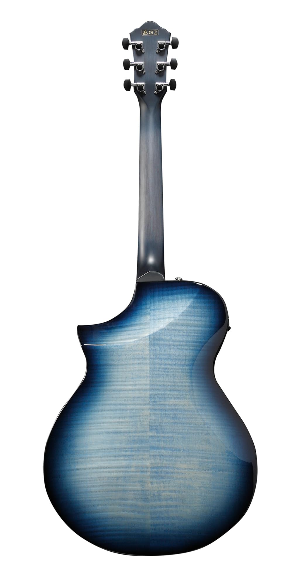 Ibanez AEWC400 Acoustic-Electric Guitar - Indigo Blue Burst High Gloss w/ Gig Bag