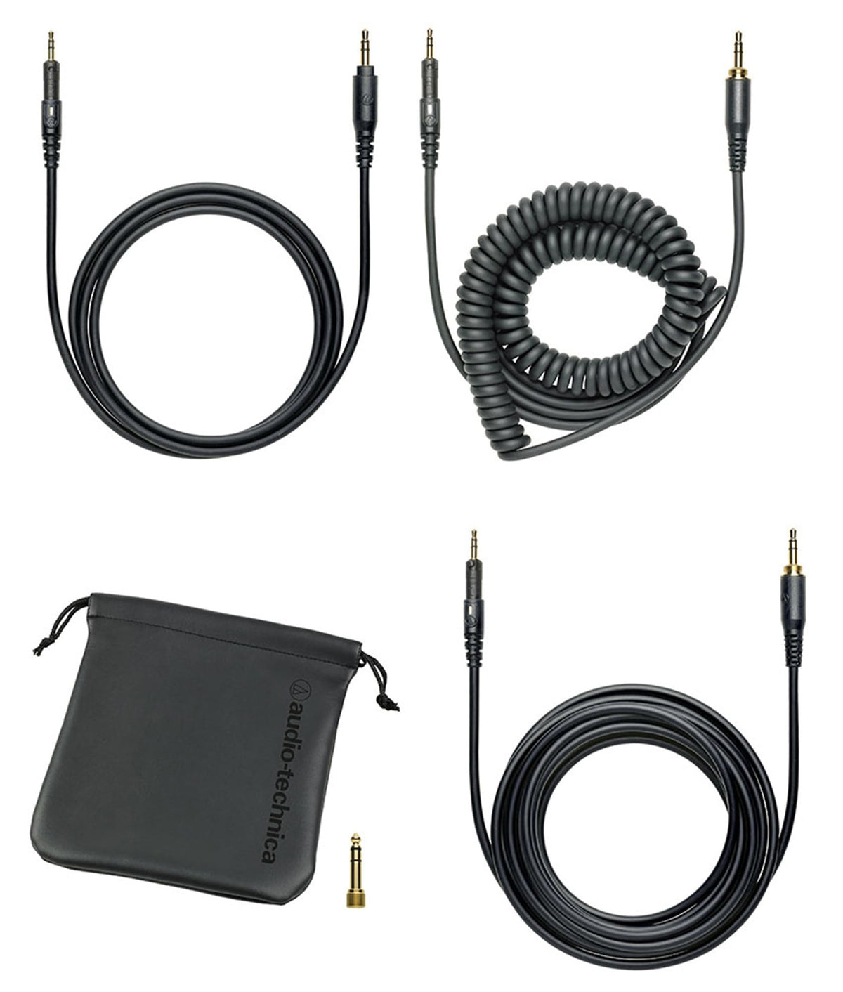 Audio-Technica ATH-M50x Professional Monitor Headphones - Black w/ Case