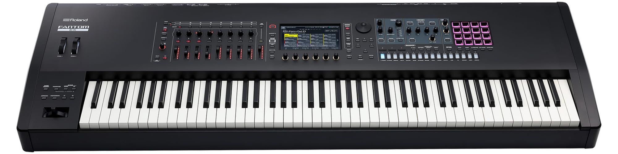 Roland Fantom 8 EX 88-Key Workstation Keyboard Synthesizer w/ Sustain Pedal