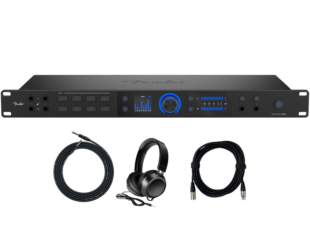 Fender Quantum HD 8 USB-C Audio Interface w/ Headphones