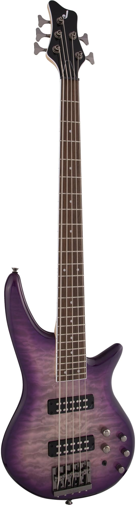 Jackson Spectra Bass JS3QV Bass Guitar - Purple Phaze w/ Instrument Cable