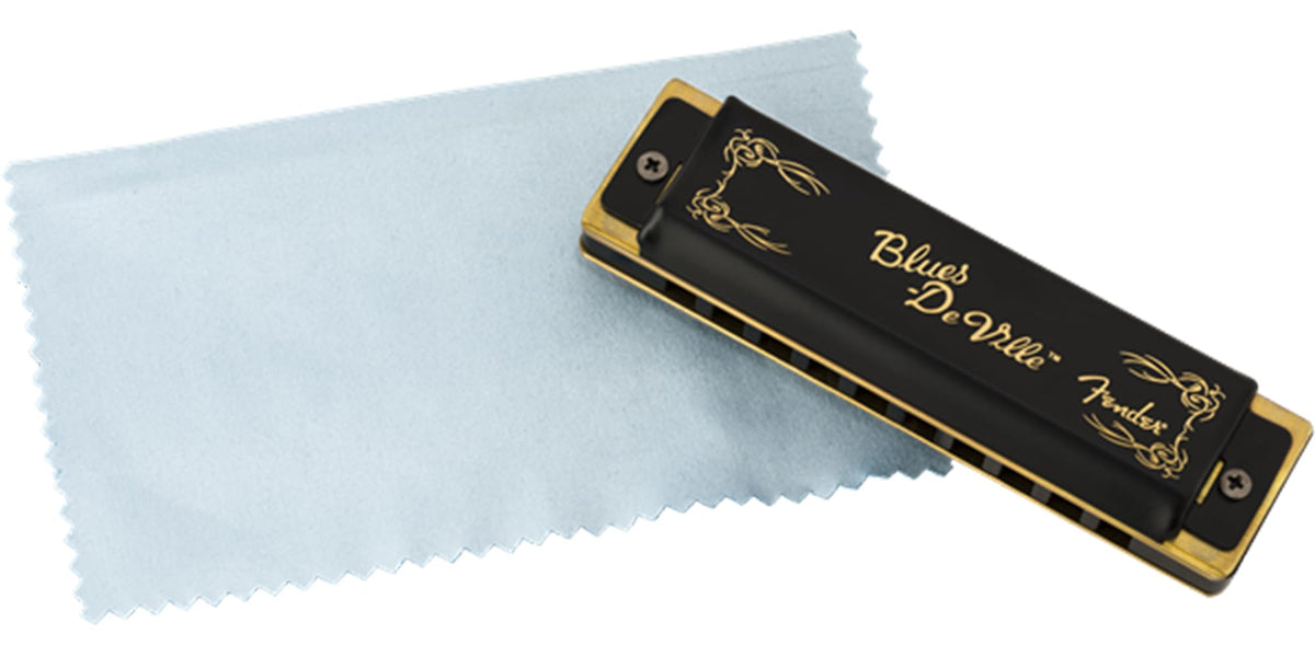 Fender Blues DeVille Harmonica - Key of F w/ Austin Bazaar Instructional Manual