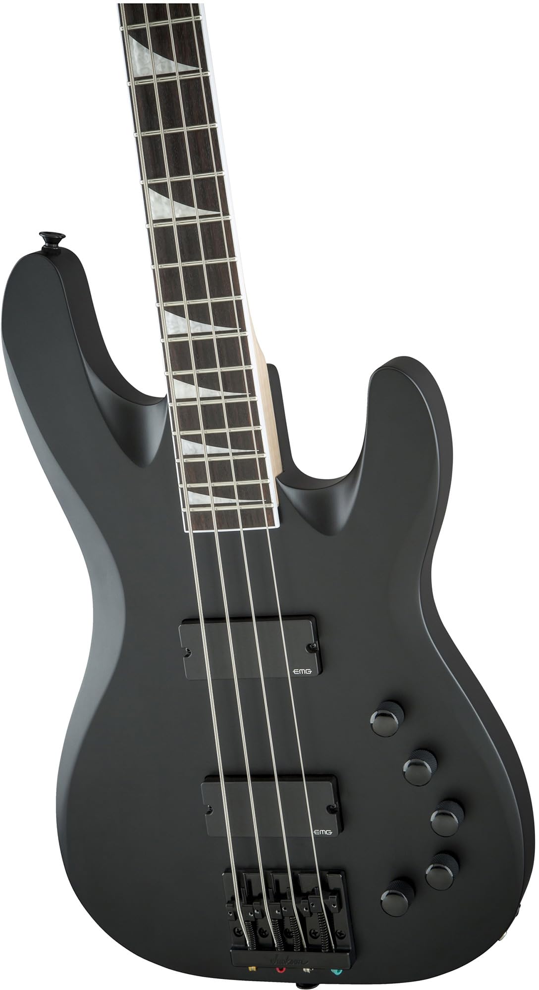 Jackson David Ellefson Concert Bass CBX IV Bass Guitar - Satin Black w/ Instrument Cable