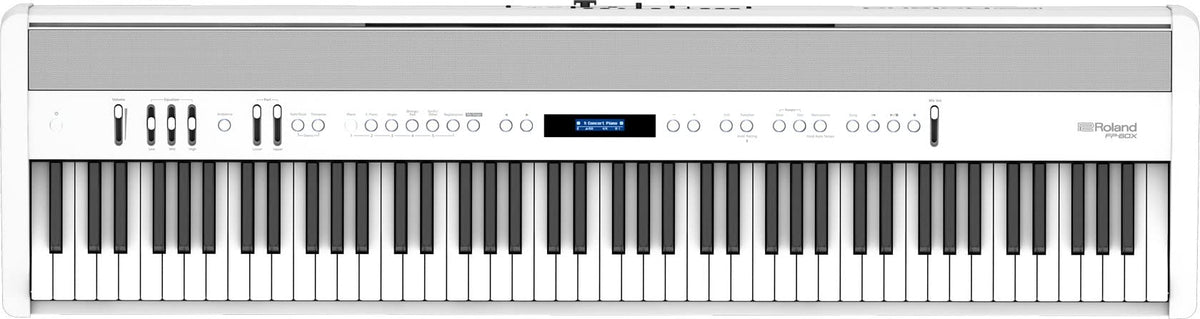 Roland FP-60X Digital Piano - White w/ KPD-90 Three-Pedal Unit