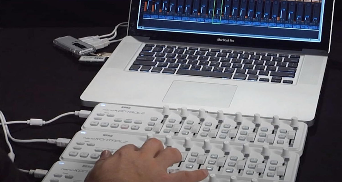 Korg nanoKONTROL2 Slim-Line USB Controller - White