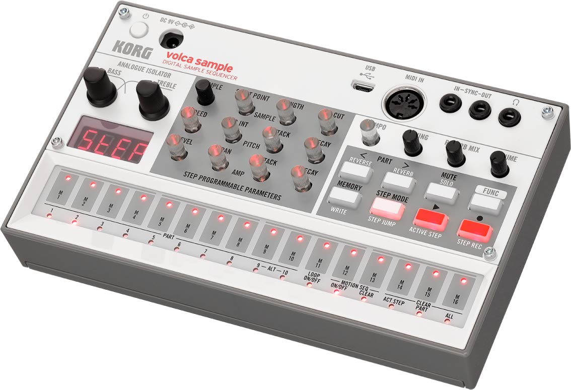 Korg Volca Sample Digital Sample Sequencer w/ Power Supply