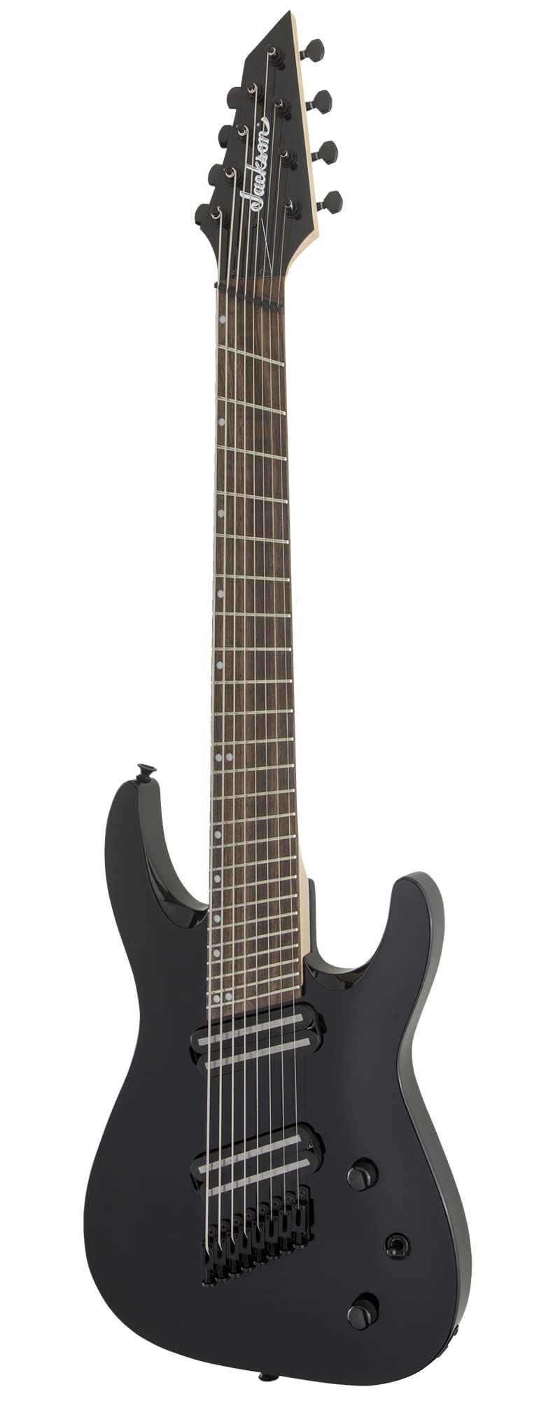 Jackson X Series Dinky Arch Top DKAF8 MS Electric Guitar - Gloss Black w/ Instrument Cable