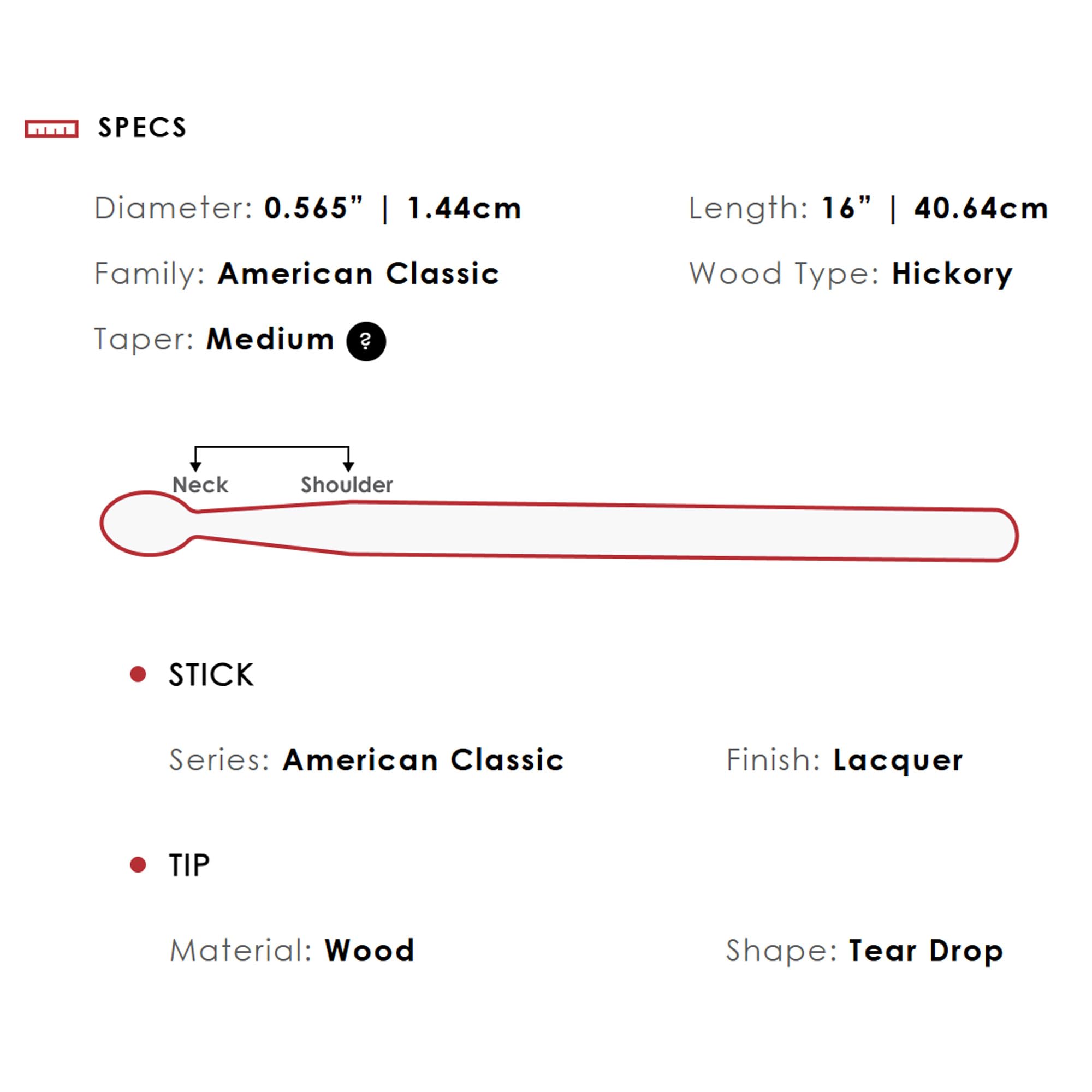 Vic Firth American Classic 5A Drumsticks - 3 Pack
