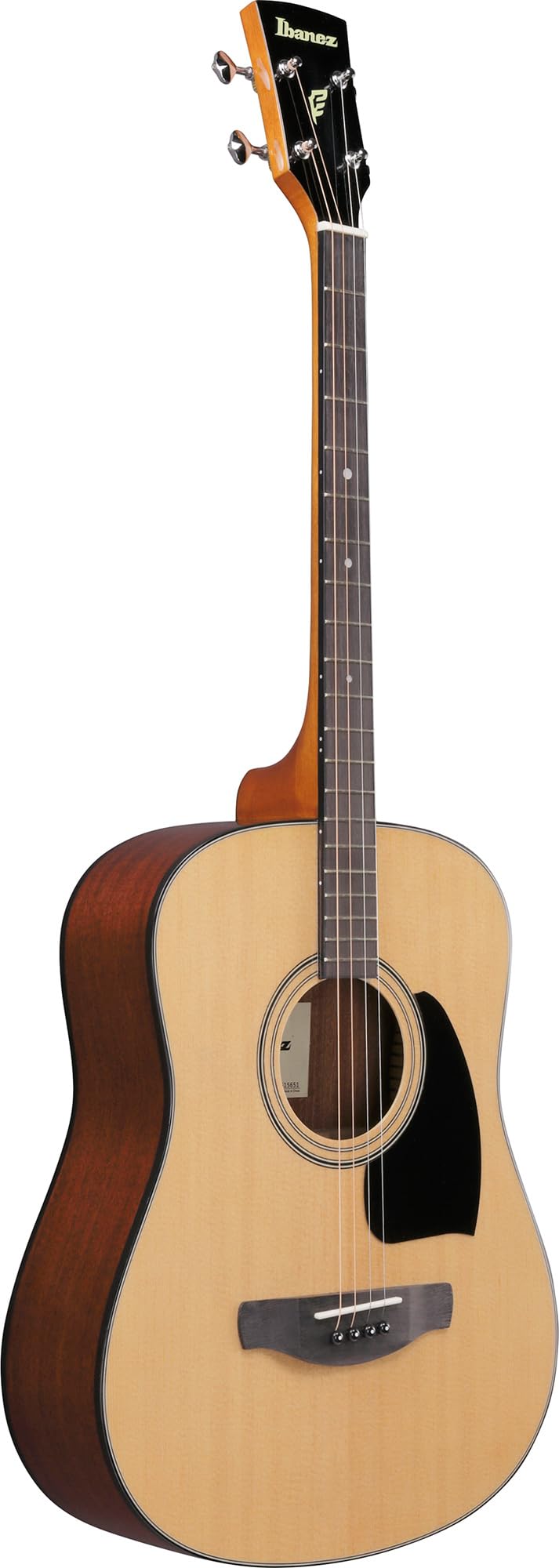 Ibanez PFT2 PF Performance Mini Dreadnought Acoustic Guitar - Natural High Gloss w/ Gig Bag