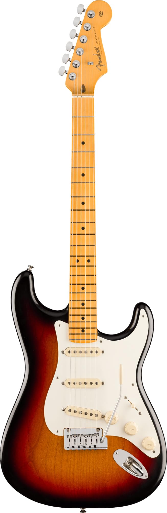 Fender American Ultra Luxe Vintage '50s Stratocaster - 3-Color Sunburst w/ Guitar Cleaning Kit