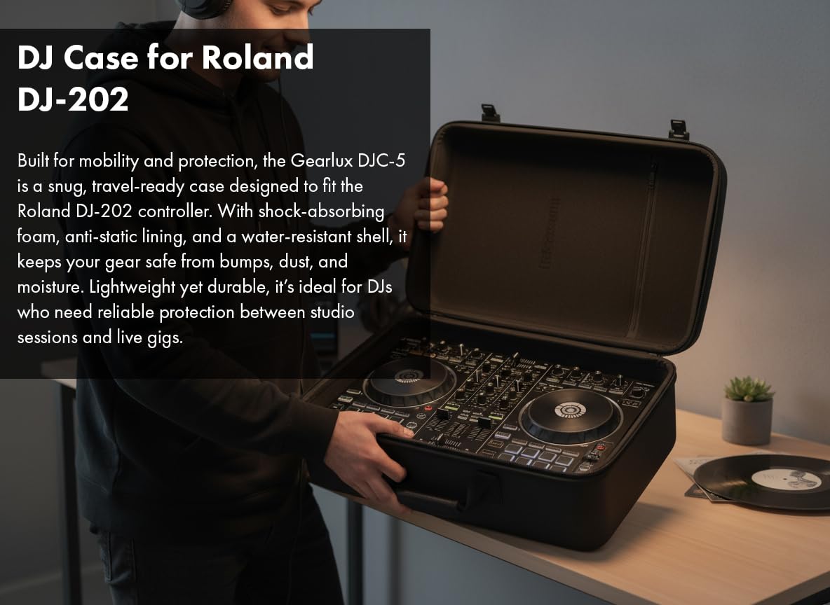 Roland DJ-202 DJ Controller w/ Case