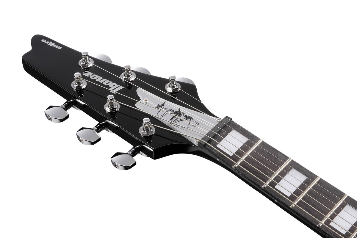 Ibanez PSM10 Paul Stanley miKro Short Scale Electric Guitar - Black w/ Case