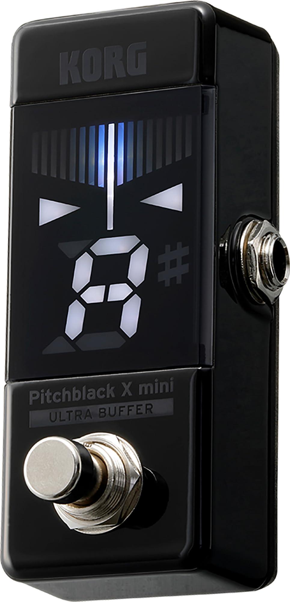 Korg Pitchblack X Mini Chromatic Pedal Tuner w/ Power Supply