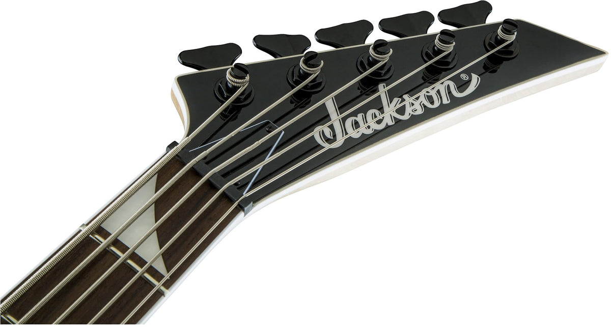 Jackson Concert Bass JS3VQ Bass Guitar - Transparent Red Burst w/ Instrument Cable