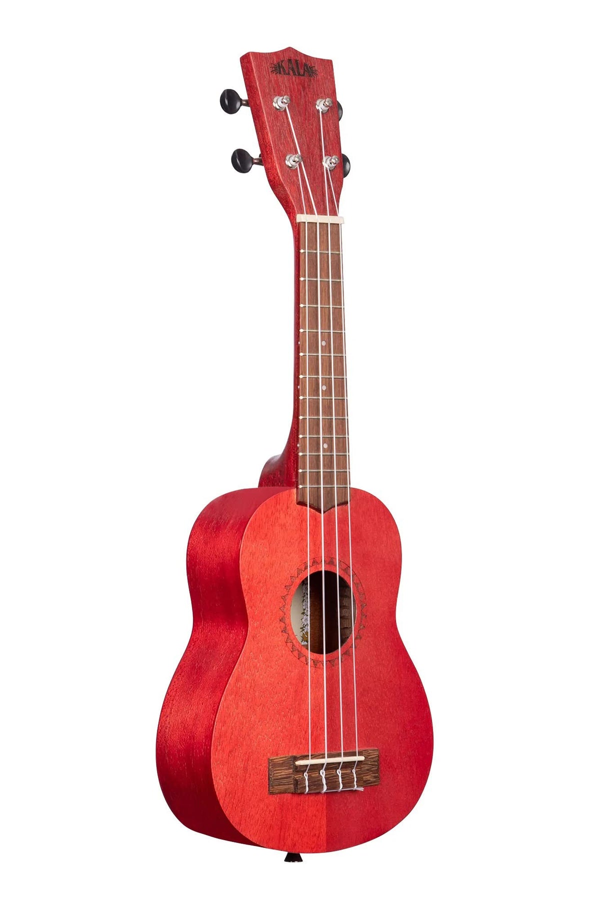 Kala MRT-RED-S Modern Meranti Ukulele - Adobe Red Soprano w/ Hard Case
