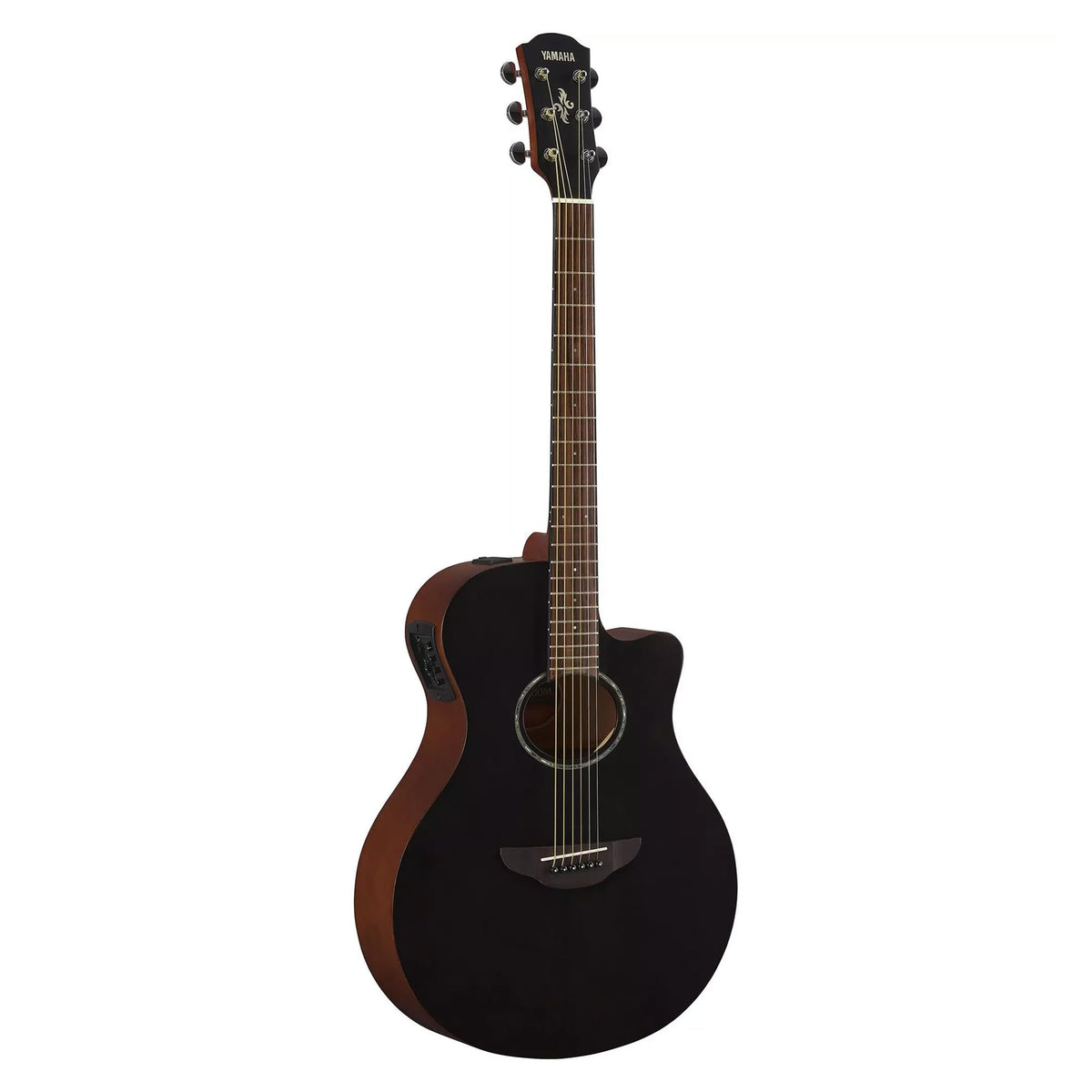 Yamaha APX600M Thinline Acoustic-Electric Guitar - Smoky Black