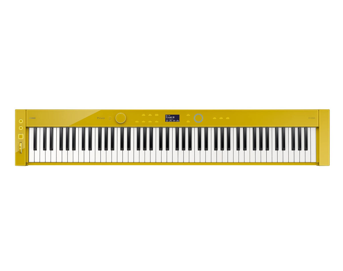 Casio PX-S7000 Privia Slim Digital Piano - Harmonious Mustard w/ Furniture Bench