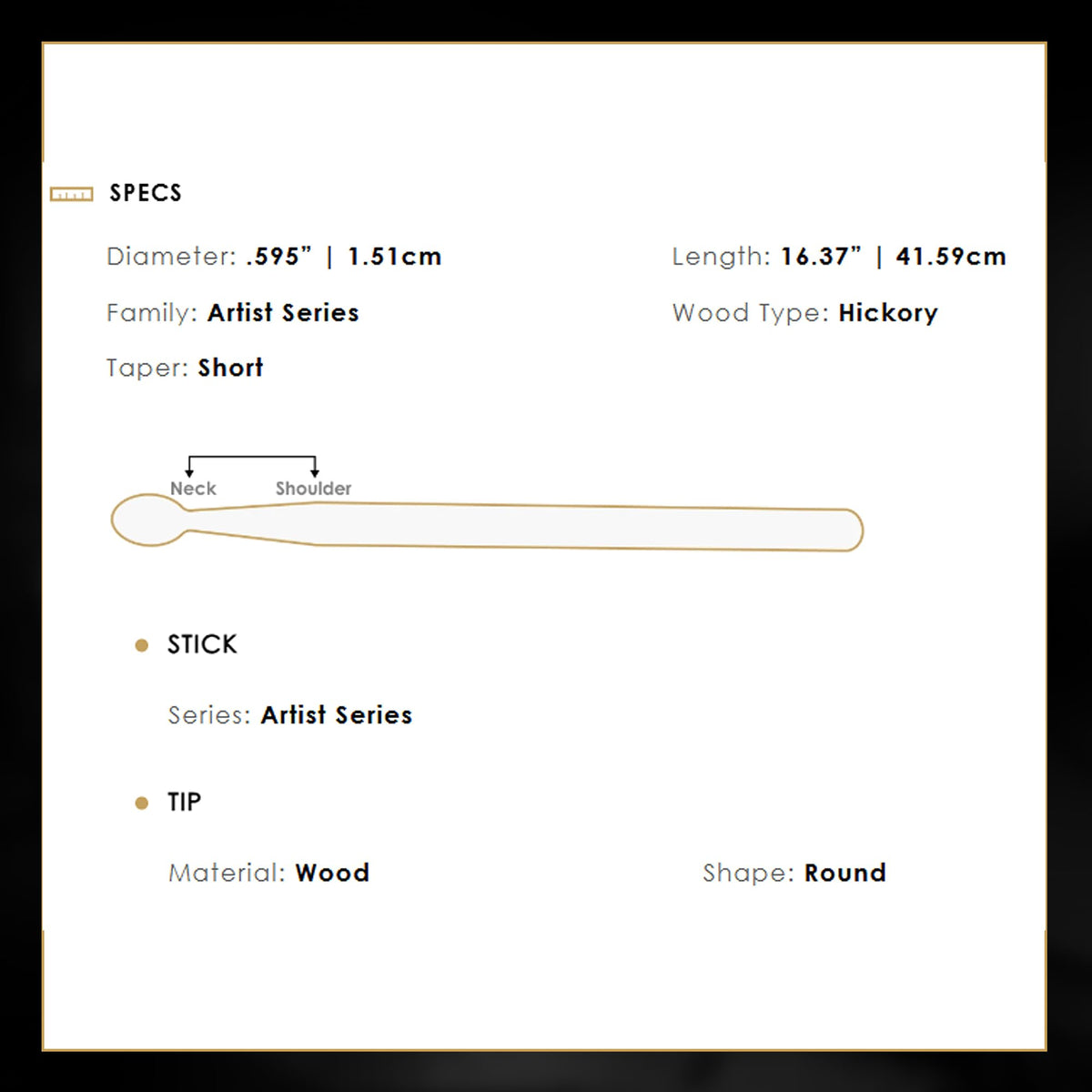 Zildjian ZASTB Travis Barker Artist Series Drumsticks