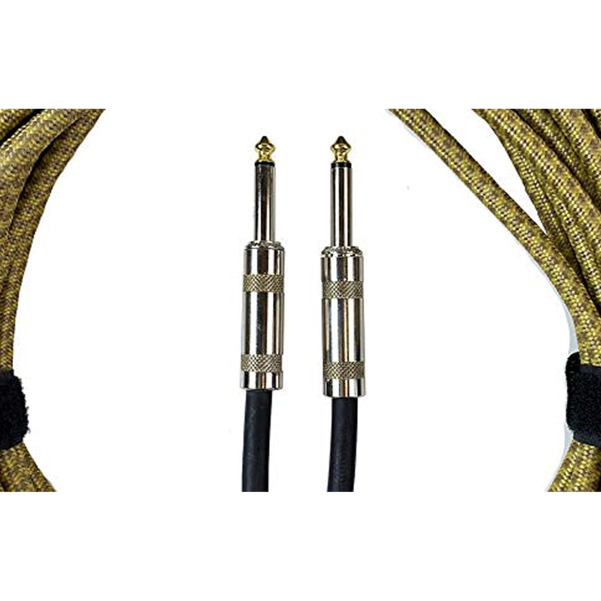 Gearlux Instrument Cable, 1/4 Inch, Straight-Straight, Tweed, 10 Foot