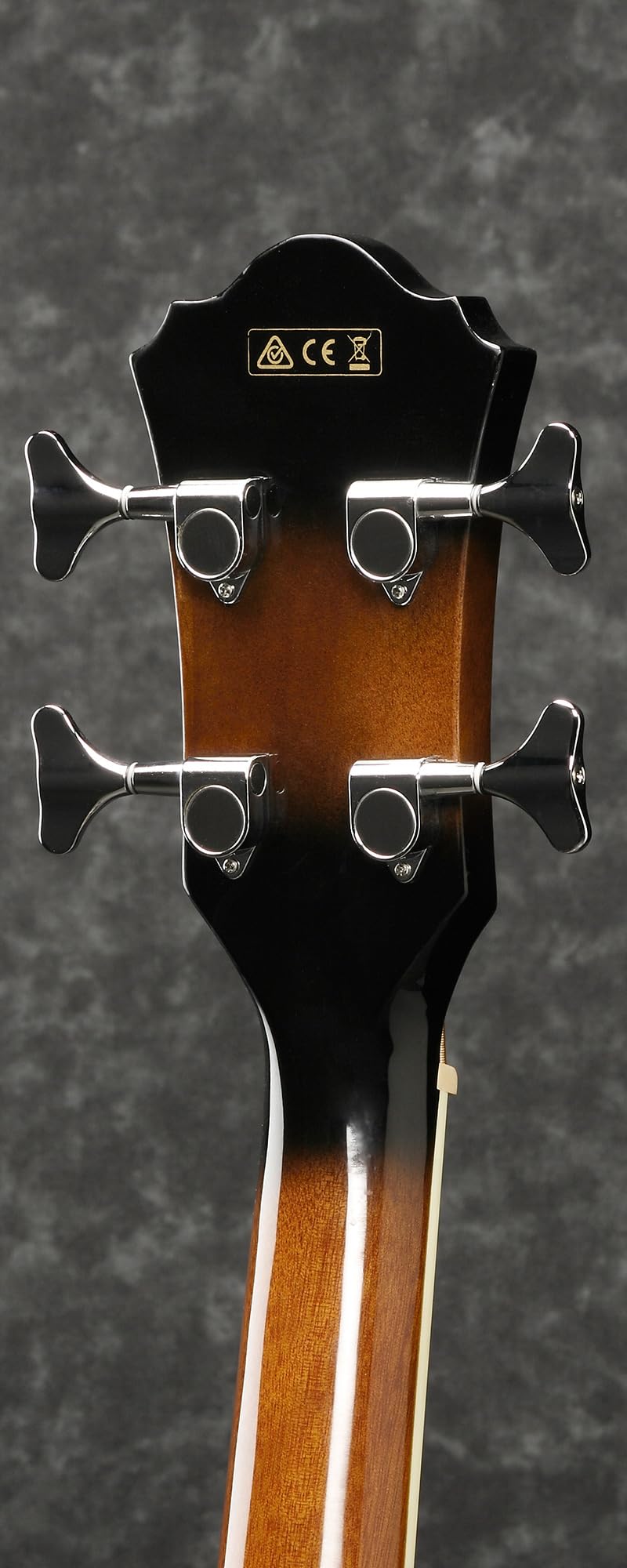 Ibanez AEB10E Acoustic-Electric Bass Guitar - Dark Violin Sunburst w/ Gig Bag