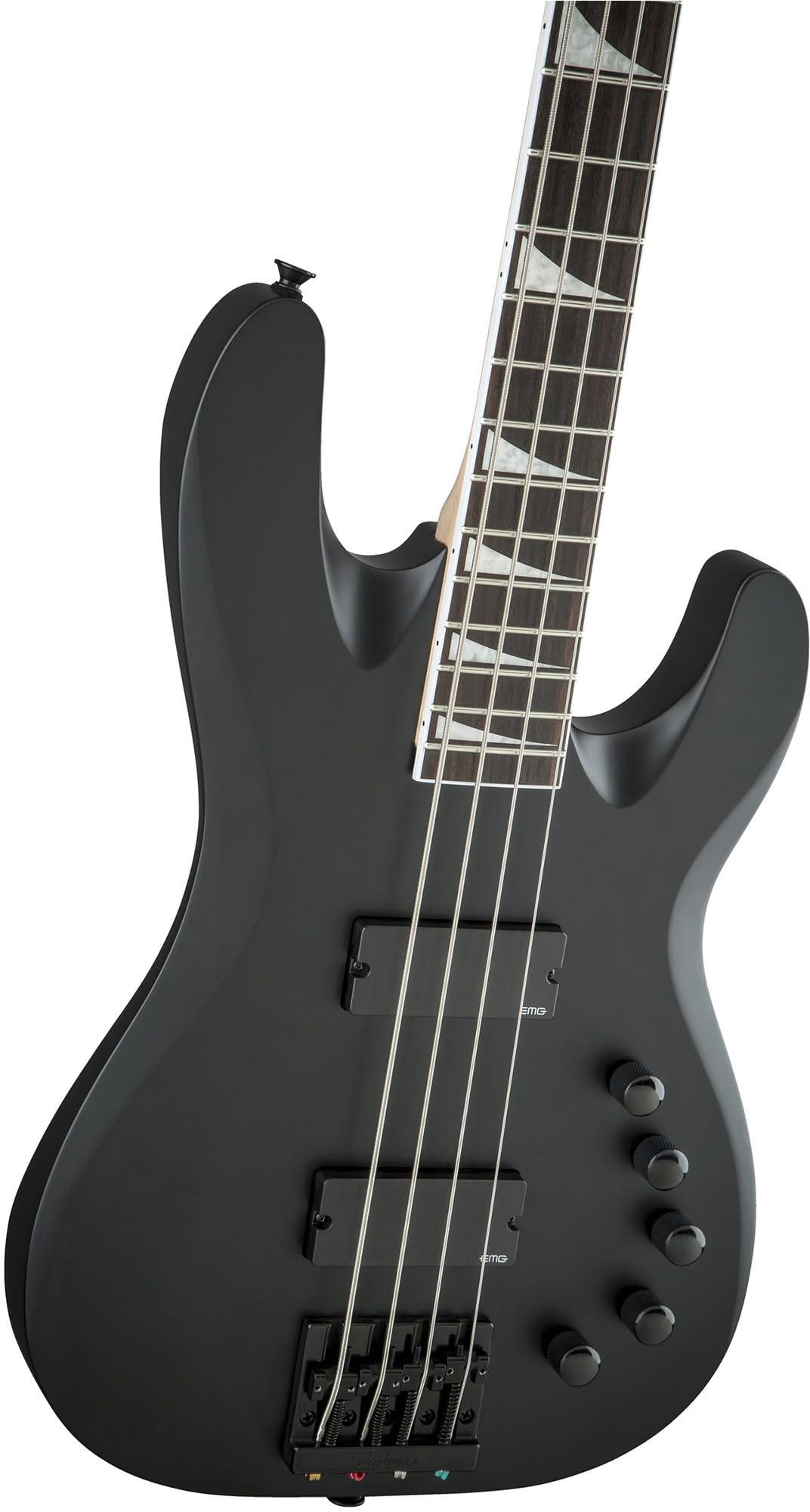 Jackson David Ellefson Concert Bass CBX IV Bass Guitar - Satin Black w/ Instrument Cable