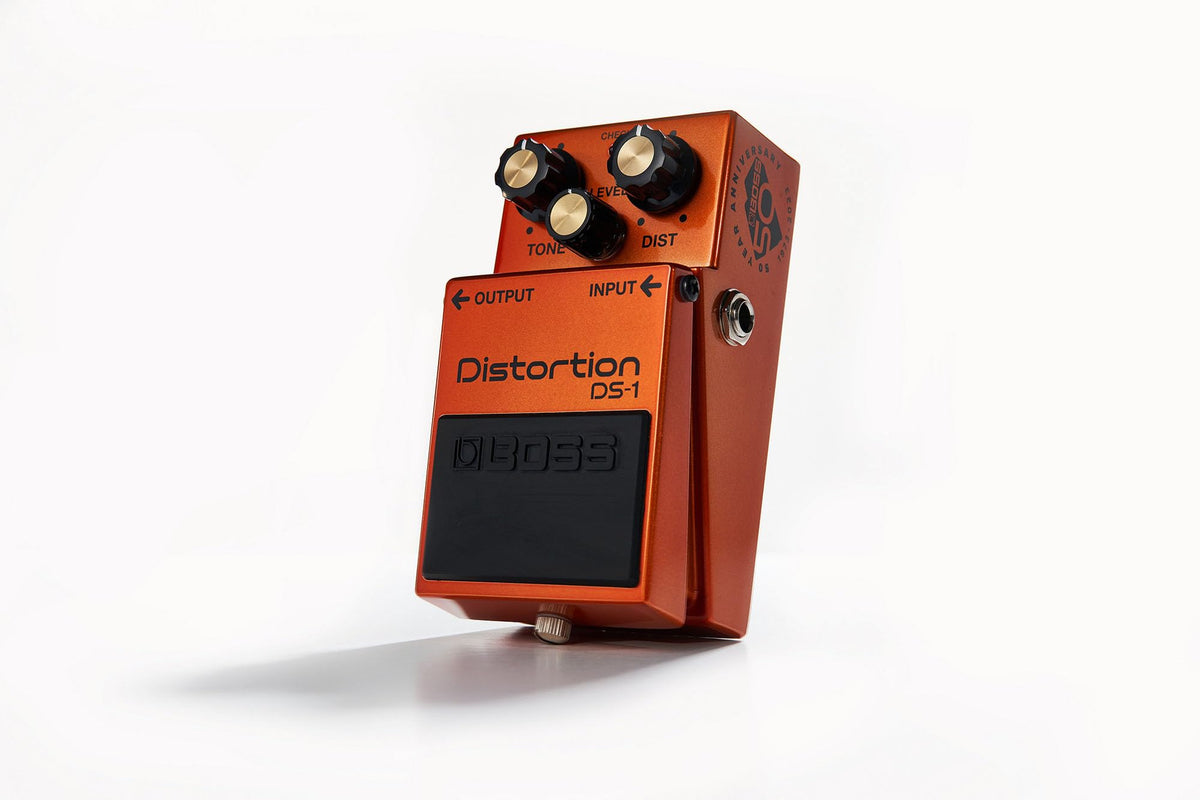 Boss DS-1 Distortion Limited Edition 50th Anniversary w/ Instrument Cable