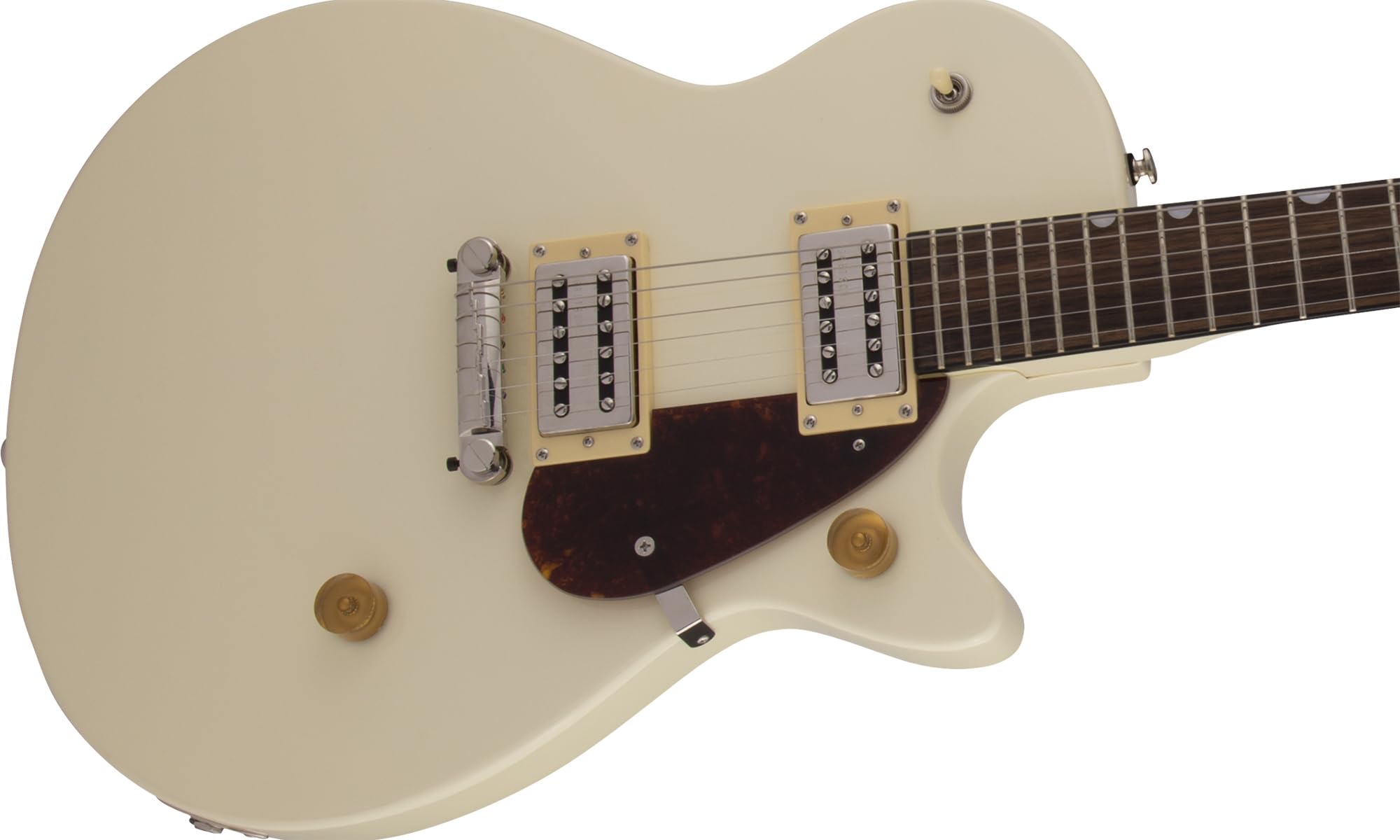 Gretsch G2210 Streamliner Junior Jet Club - Vintage White w/ Guitar Strap