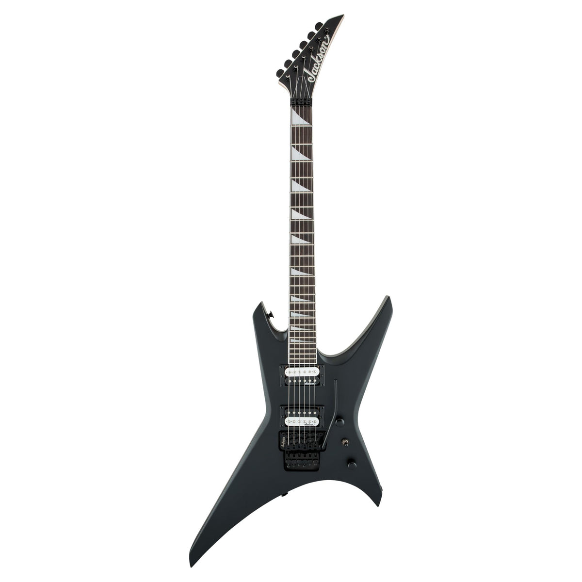 Jackson Warrior JS32 Electric Guitar - Satin Black w/ Instrument Cable