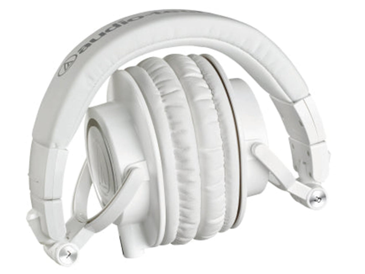 Audio-Technica ATH-M50x Professional Monitor Headphones - White w/ Case