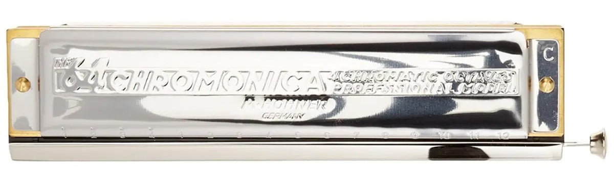 Hohner 64 Chromonica Harmonica - Key of C w/ Zip Pouch