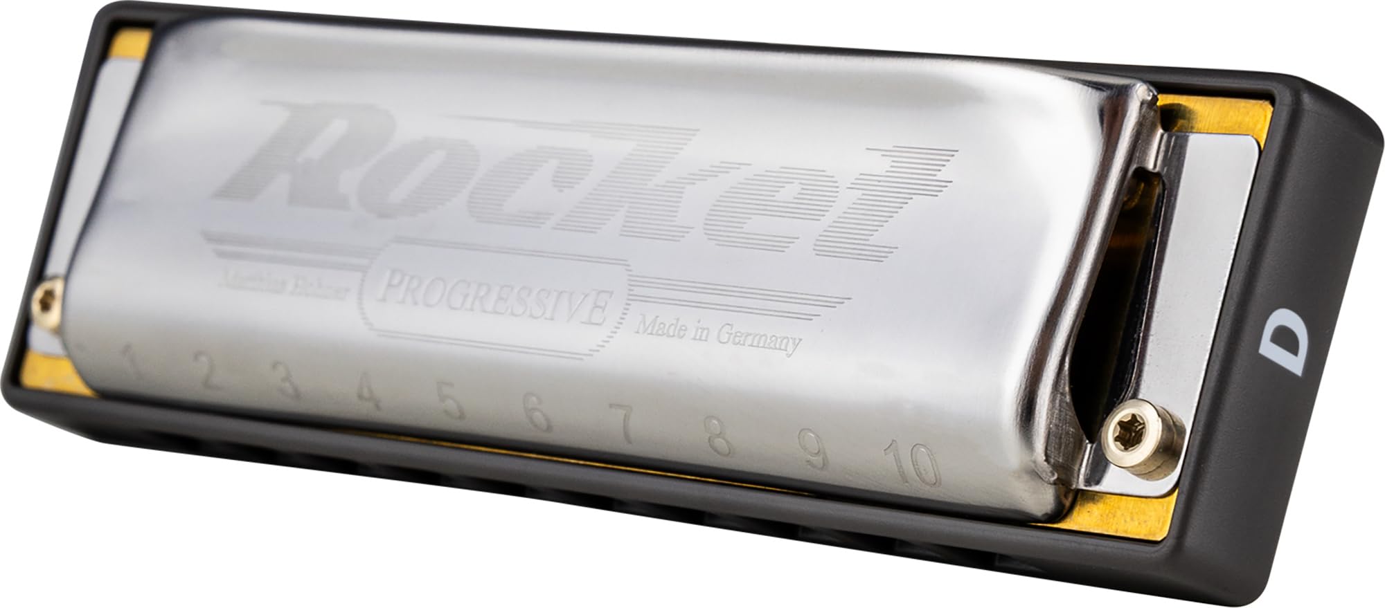 Hohner Progressive Rocket Harmonica - Key of D Major