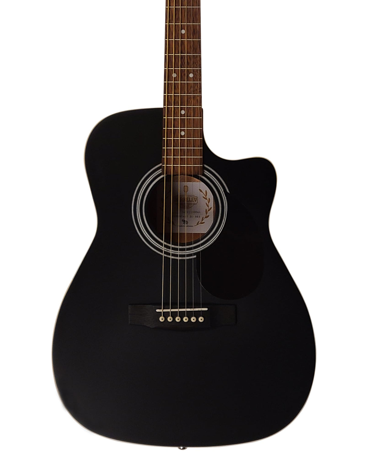 Berkeley ELEMENTARY-BKS Concert Cutaway Acoustic Guitar