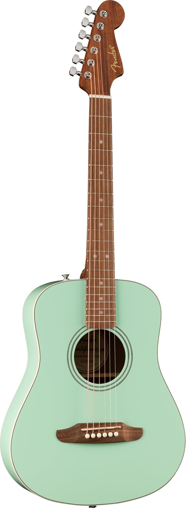 Fender California Standard Redondo Mini 3/4-Size Kids Acoustic Guitar - Surf Green