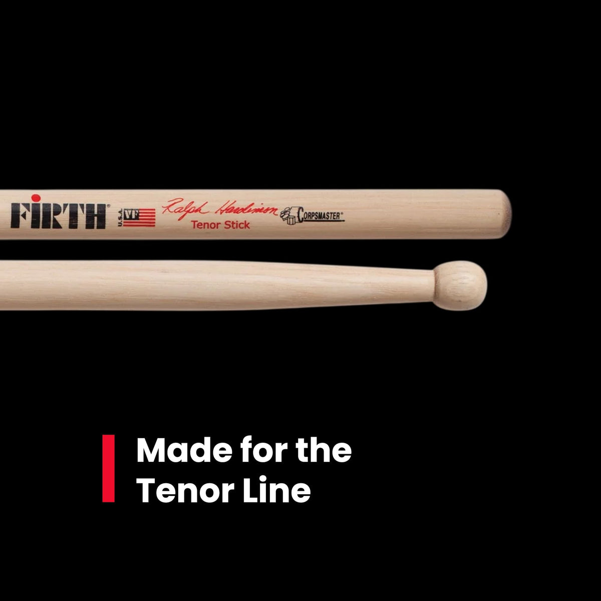 Vic Firth SRHTS Corpsmaster Multi-Tenor Ralph Hardimon Drumsticks
