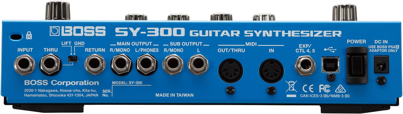 Boss SY-300 Guitar Synthesizer w/ Instrument Cable