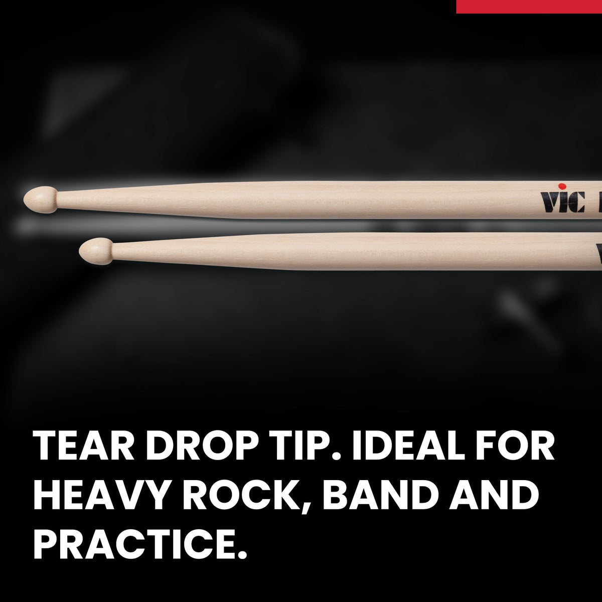 Vic Firth American Classic 2B Drumsticks - 3 Pairs with Austin Bazaar Polishing Cloth