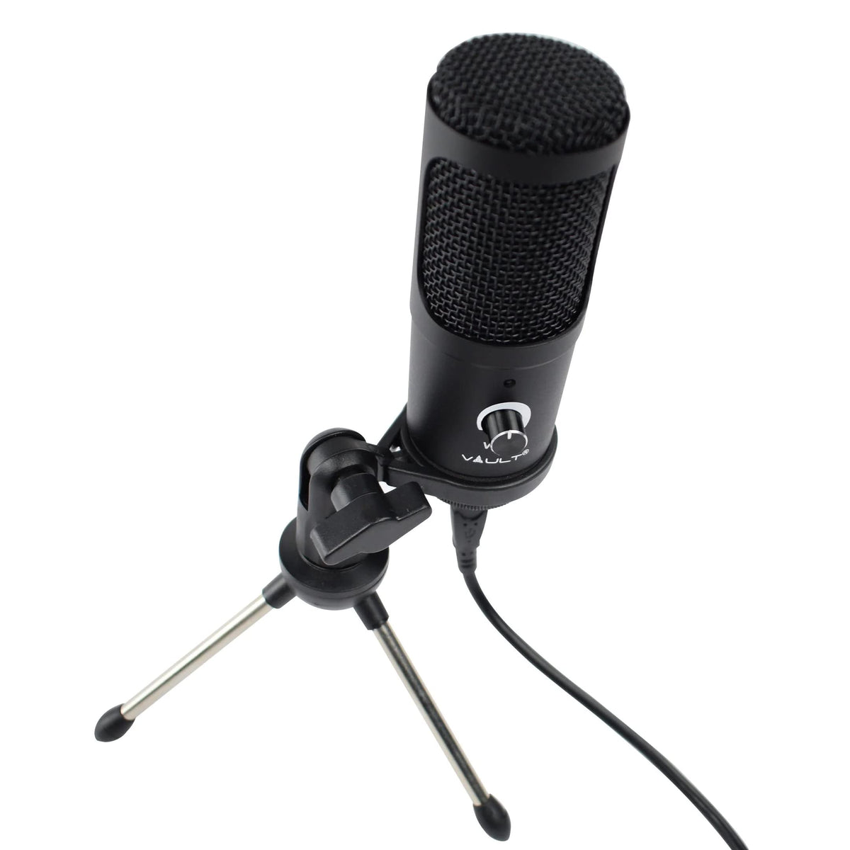 Vault U750 USB Condenser Podcast Microphone with Tripod Stand