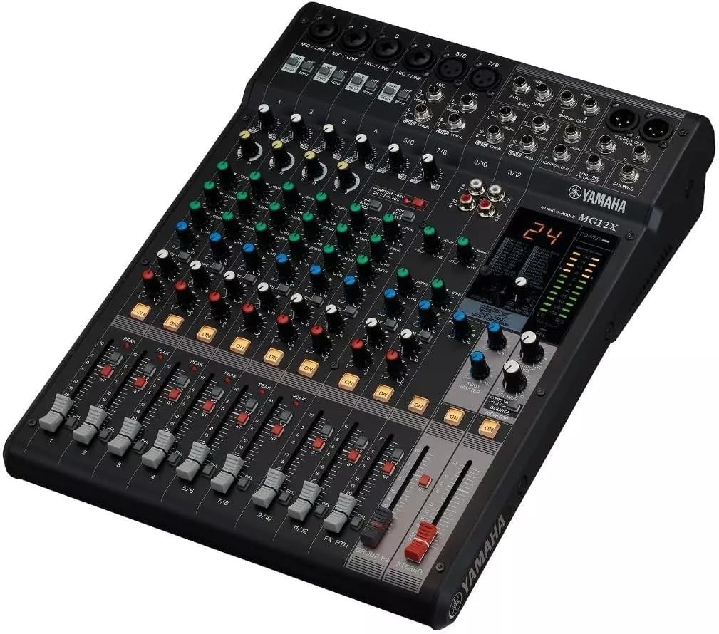 Yamaha MG12X CV 12-Channel Stereo Mixer with Effects