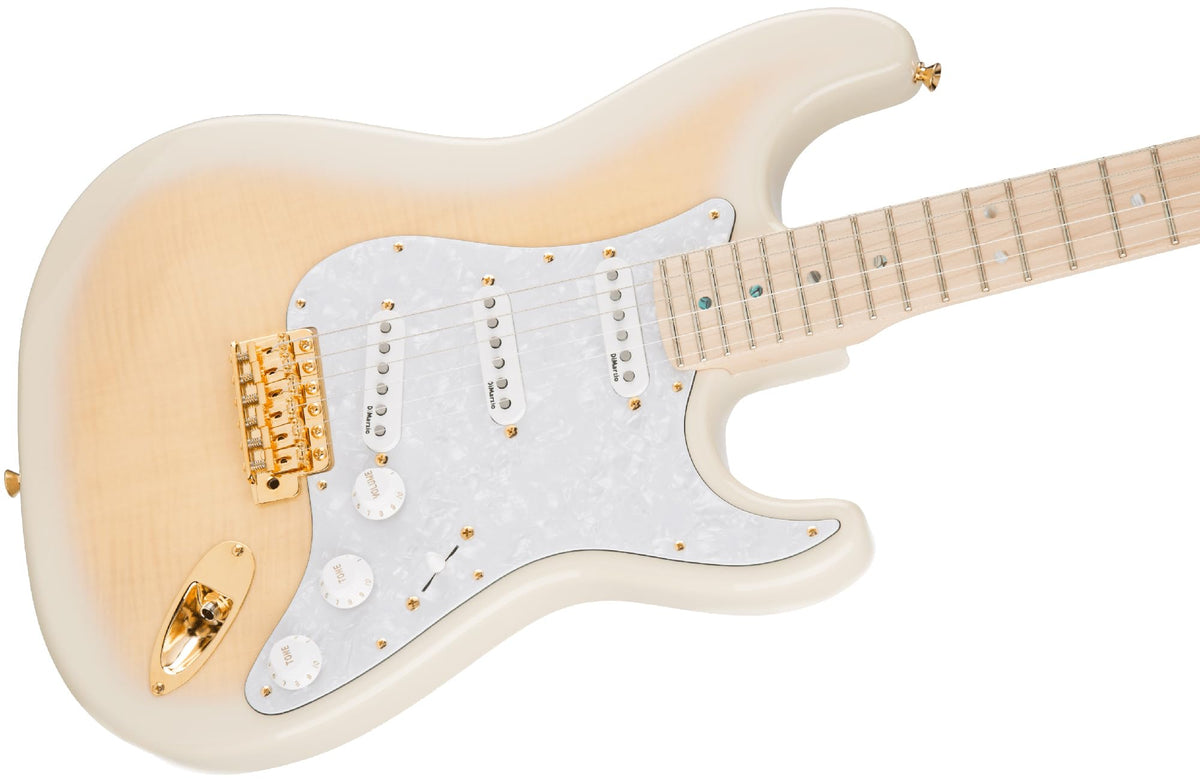 Fender Richie Kotzen Stratocaster - Transparent White Burst w/ Guitar Cleaning Kit