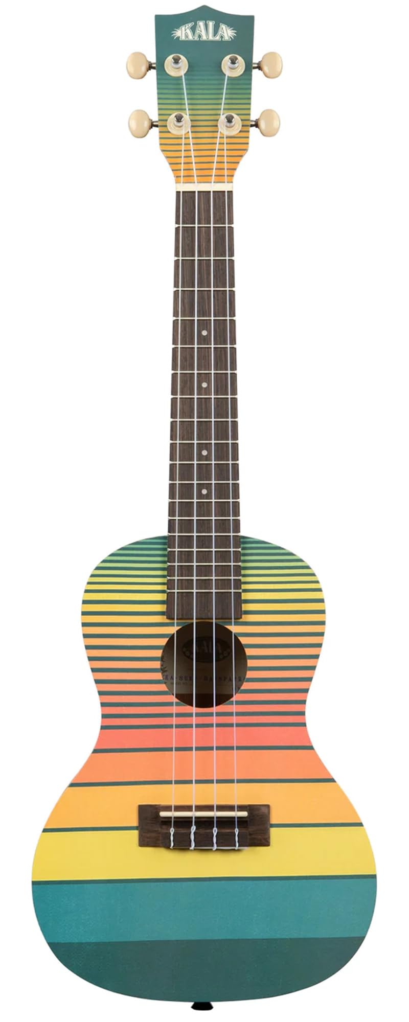 Kala KA-SURF-DAWNPATROL Surfboard Dawn Patrol Concert Ukulele w/ Gig Bag