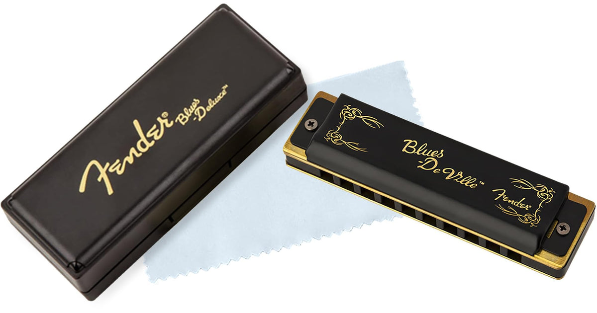 Fender Blues DeVille Harmonica - Key of E w/ Austin Bazaar Instructional Manual