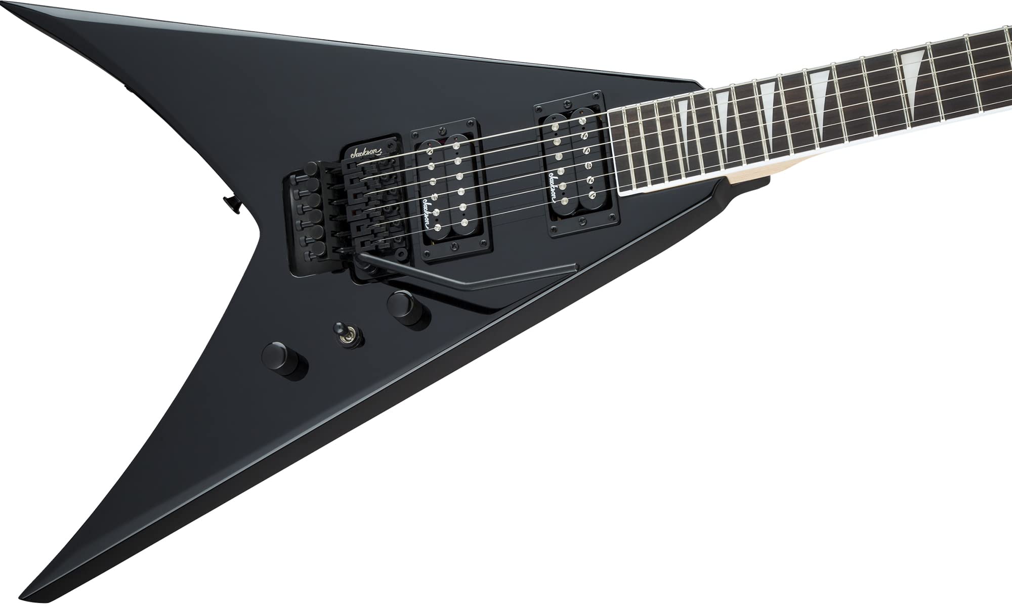 Jackson JS Series King V JS32 Electric Guitar - Gloss Black w/ Instrument Cable
