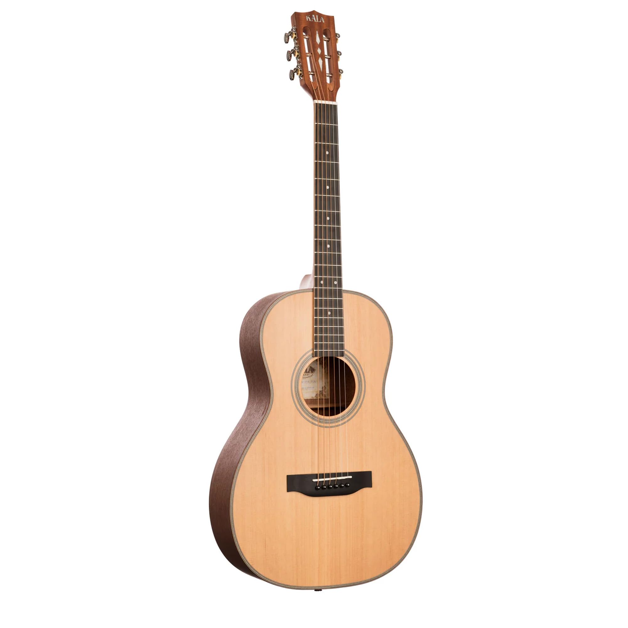 Kala KA-GTR-PLR Solid Cedar Top Parlor Guitar