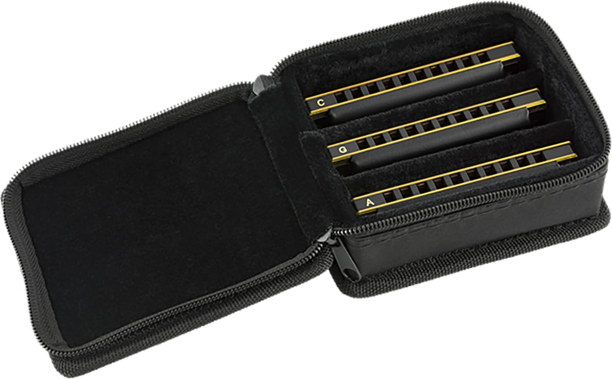 Fender Blues DeVille Harmonica 3 Pack w/ Austin Bazaar Instructional Manual