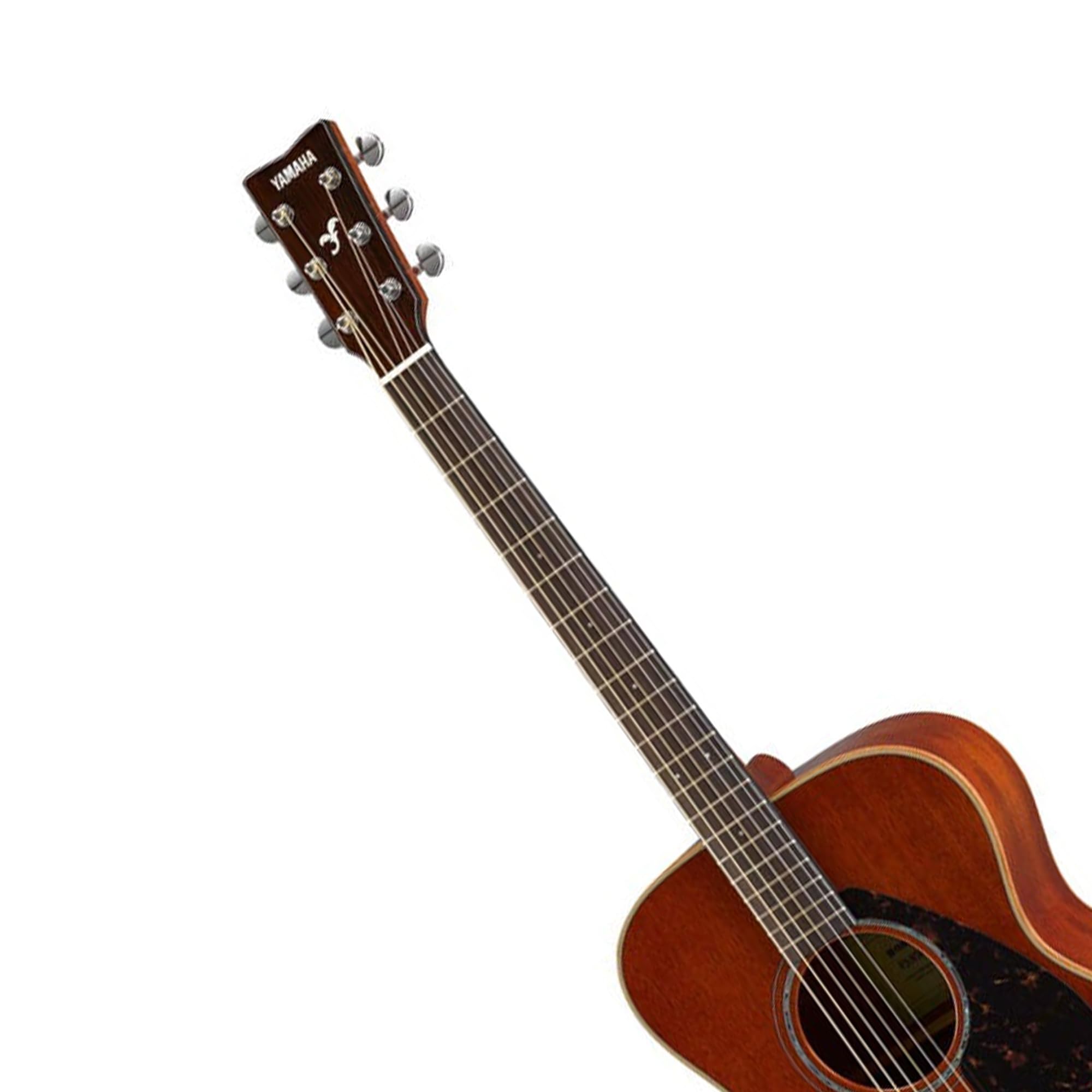 Yamaha FS850 Solid Top Small Body Acoustic Guitar - Natural Mahogany
