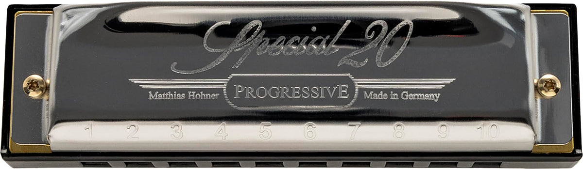 Hohner Special 20 Harmonica - Keys of G, A, C, D, E w/ Zip Pouch